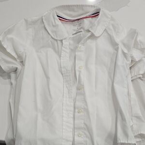 French Toast White Shirt Short Sleeves Size 6 Lot of 4 School Uniforms
